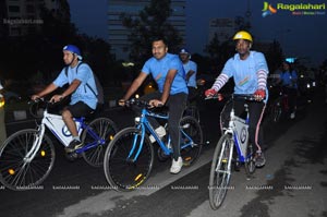 Hyderabad Metro Rail Cycle Ride