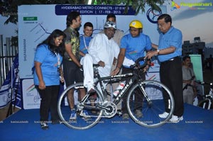 Hyderabad Metro Rail Cycle Ride