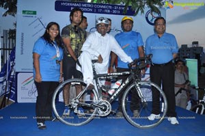 Hyderabad Metro Rail Cycle Ride