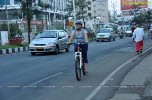 Hyderabad Metro Rail Cycle Ride