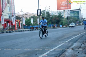 Hyderabad Metro Rail Cycle Ride