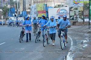 Hyderabad Metro Rail Cycle Ride