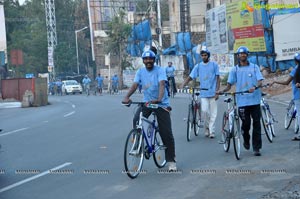 Hyderabad Metro Rail Cycle Ride