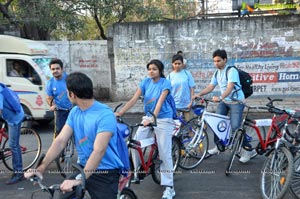 Hyderabad Metro Rail Cycle Ride