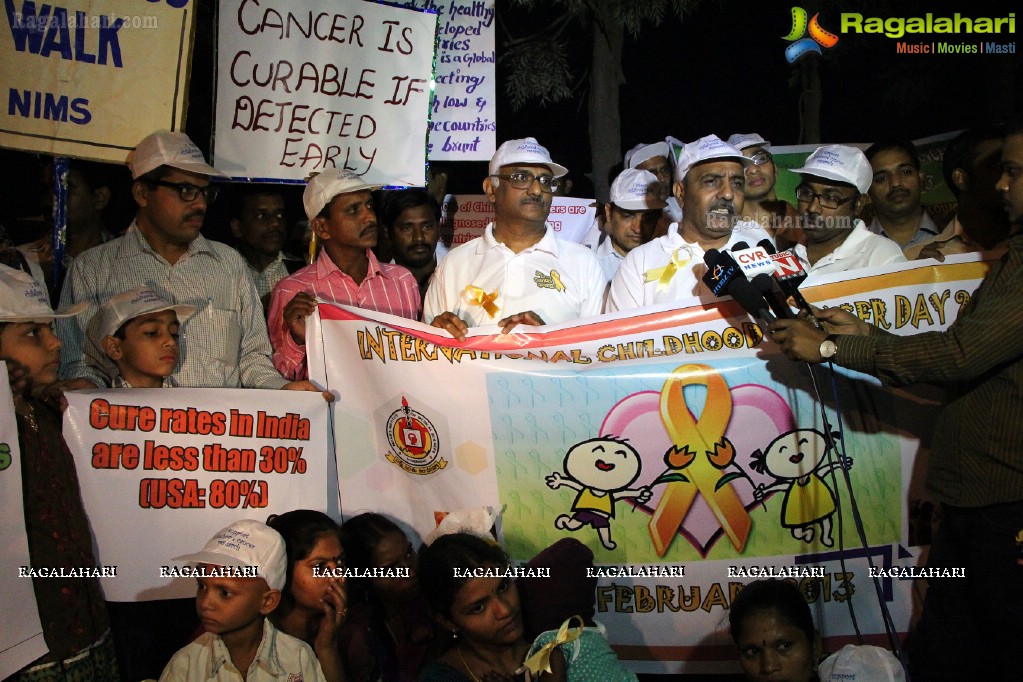 NIMS Hyderabad International Childhood Cancer Day 2013 Awareness Walk