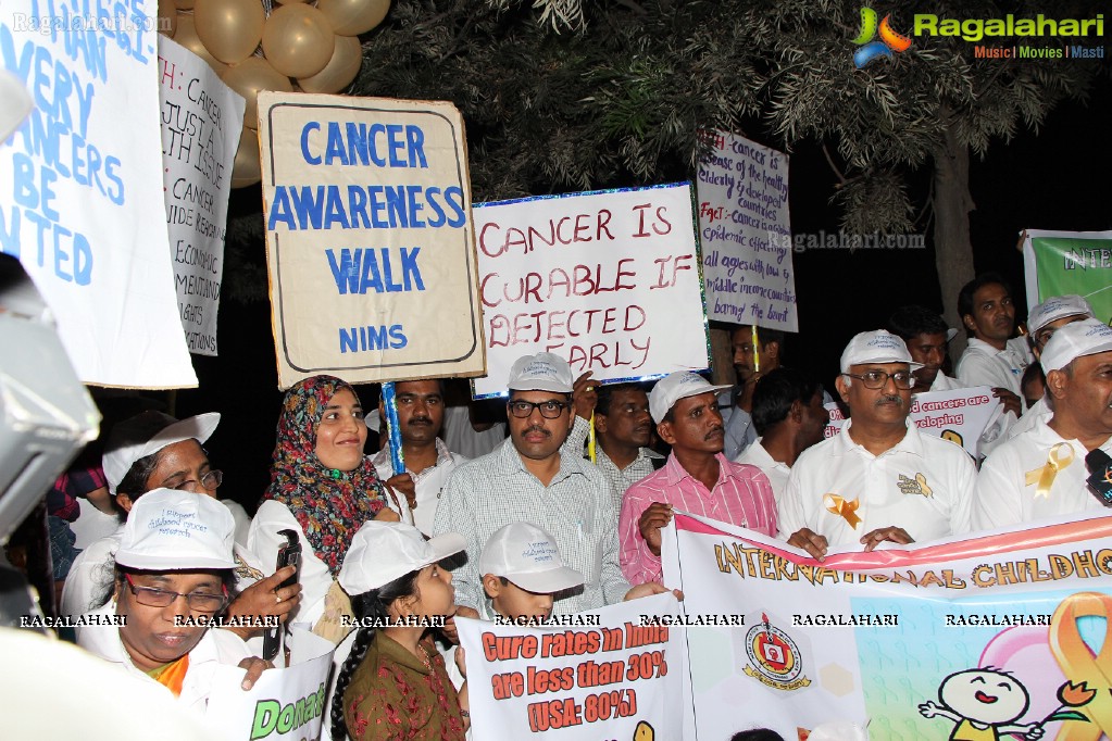 NIMS Hyderabad International Childhood Cancer Day 2013 Awareness Walk