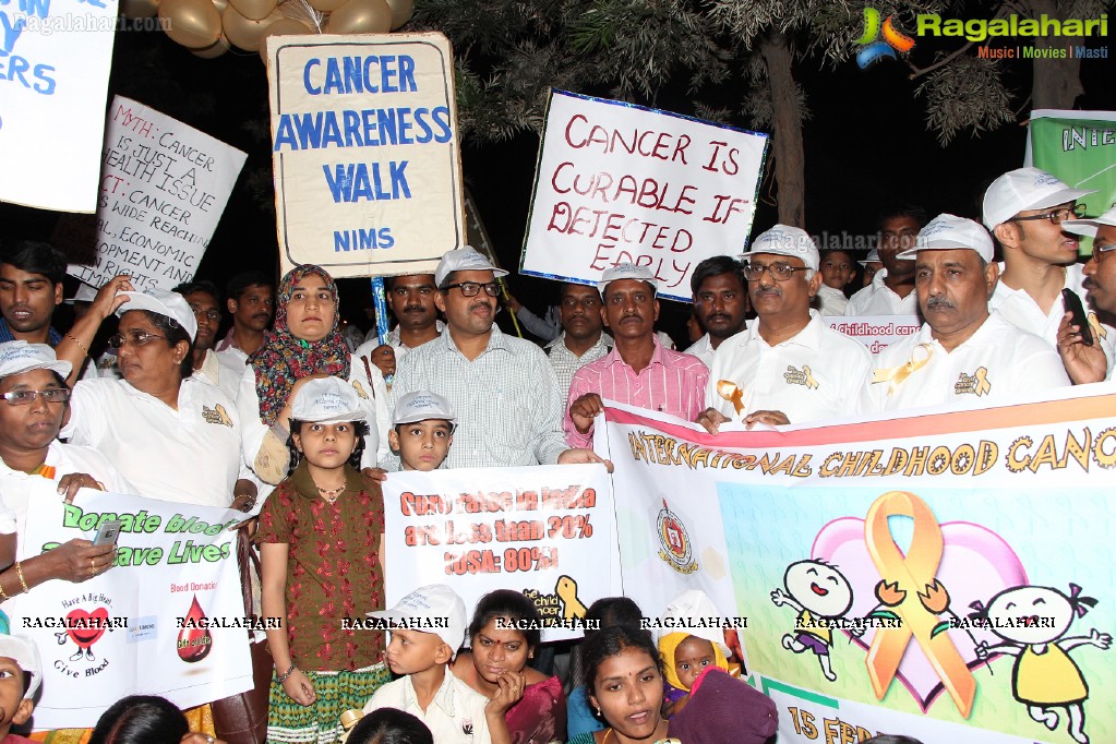 NIMS Hyderabad International Childhood Cancer Day 2013 Awareness Walk