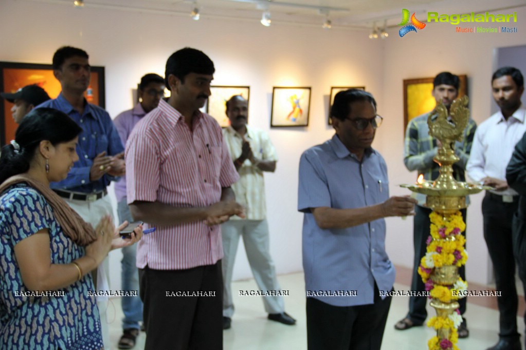 Jayadevanna Paintings Exhibition at Rainbow Art Gallery, Hyd