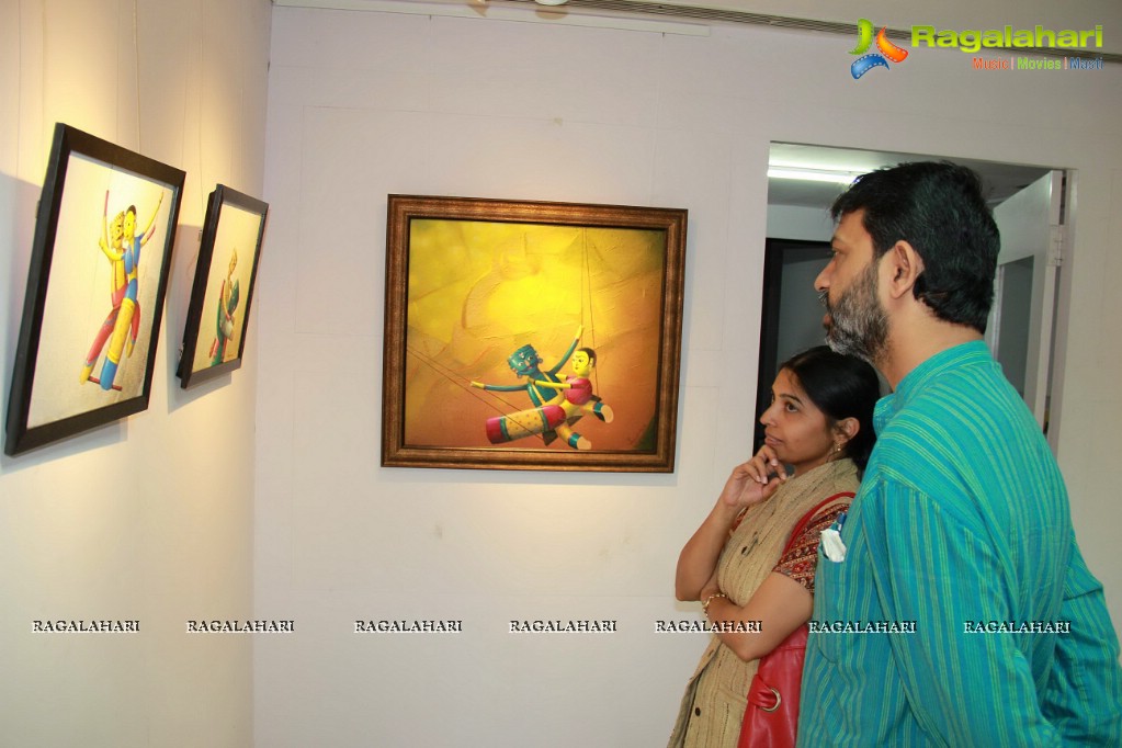 Jayadevanna Paintings Exhibition at Rainbow Art Gallery, Hyd