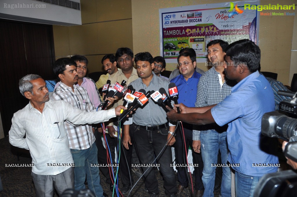 JCI Hyderabad Deccan 'Tambola Dhamaka' Press Meet