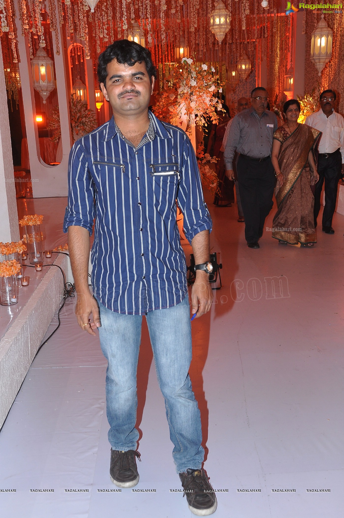 Kanika-Ankush Wedding Reception at N Convention, Hyderabad