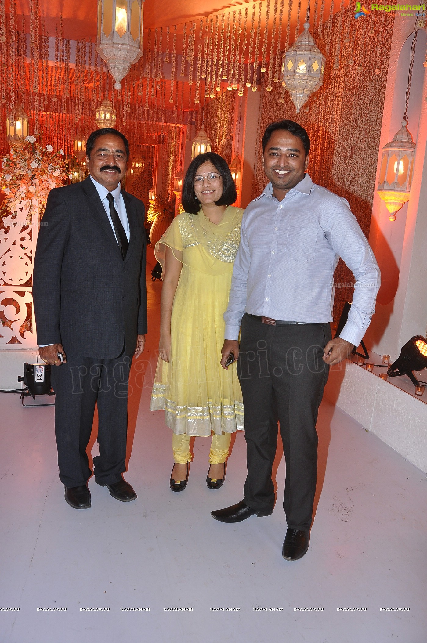 Kanika-Ankush Wedding Reception at N Convention, Hyderabad