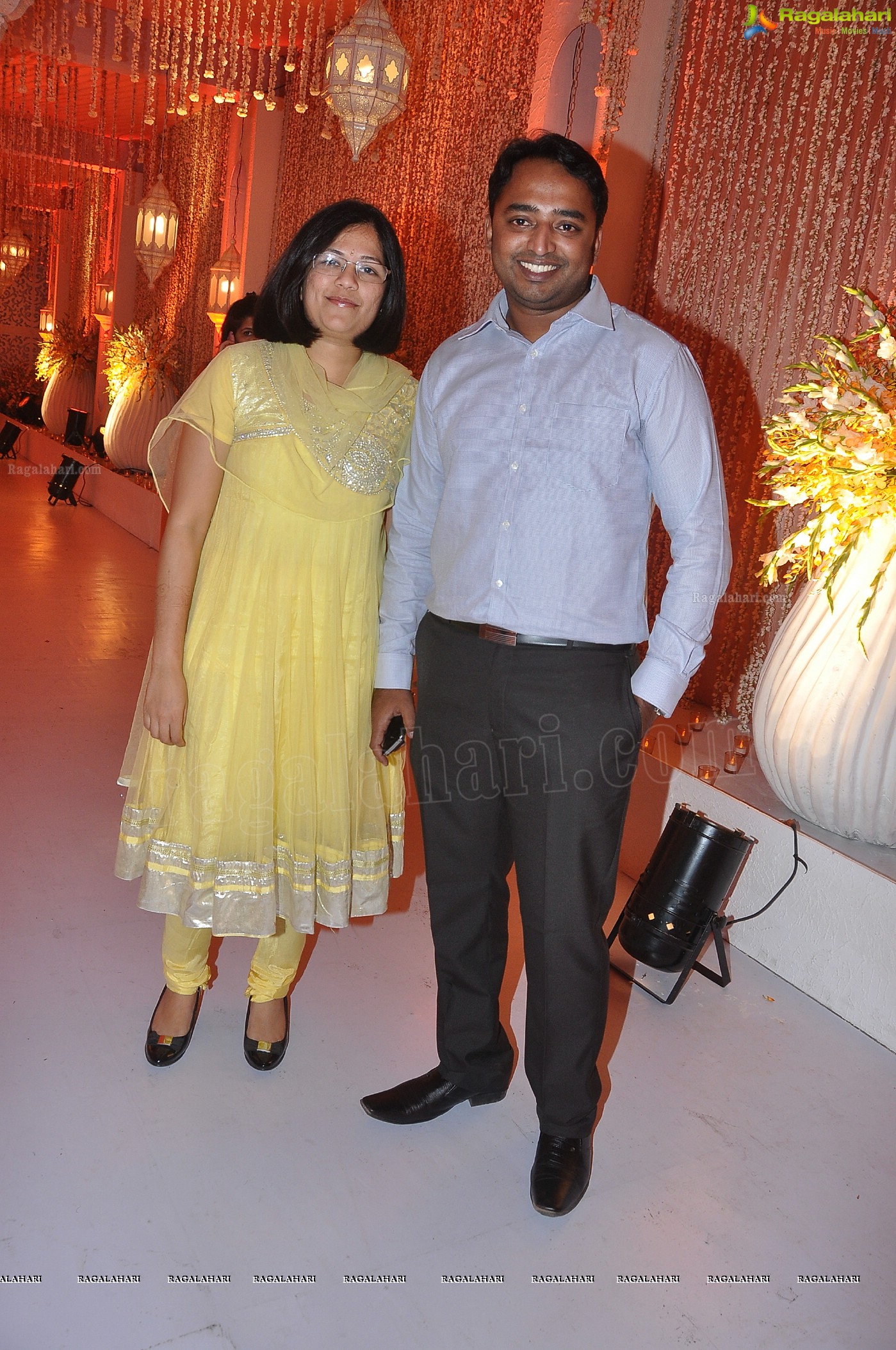 Kanika-Ankush Wedding Reception at N Convention, Hyderabad