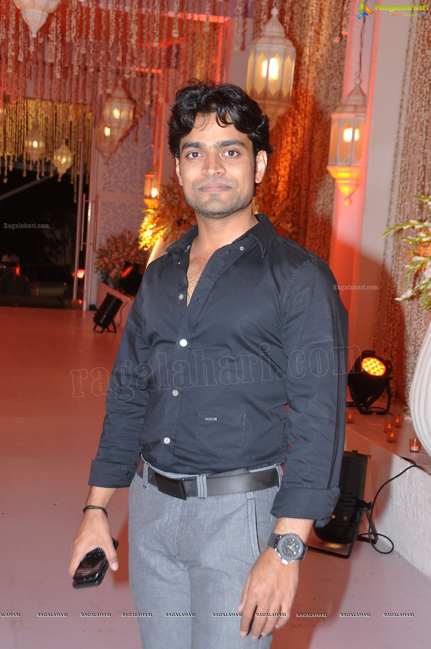 Kanika-Ankush Wedding Reception at N Convention, Hyderabad