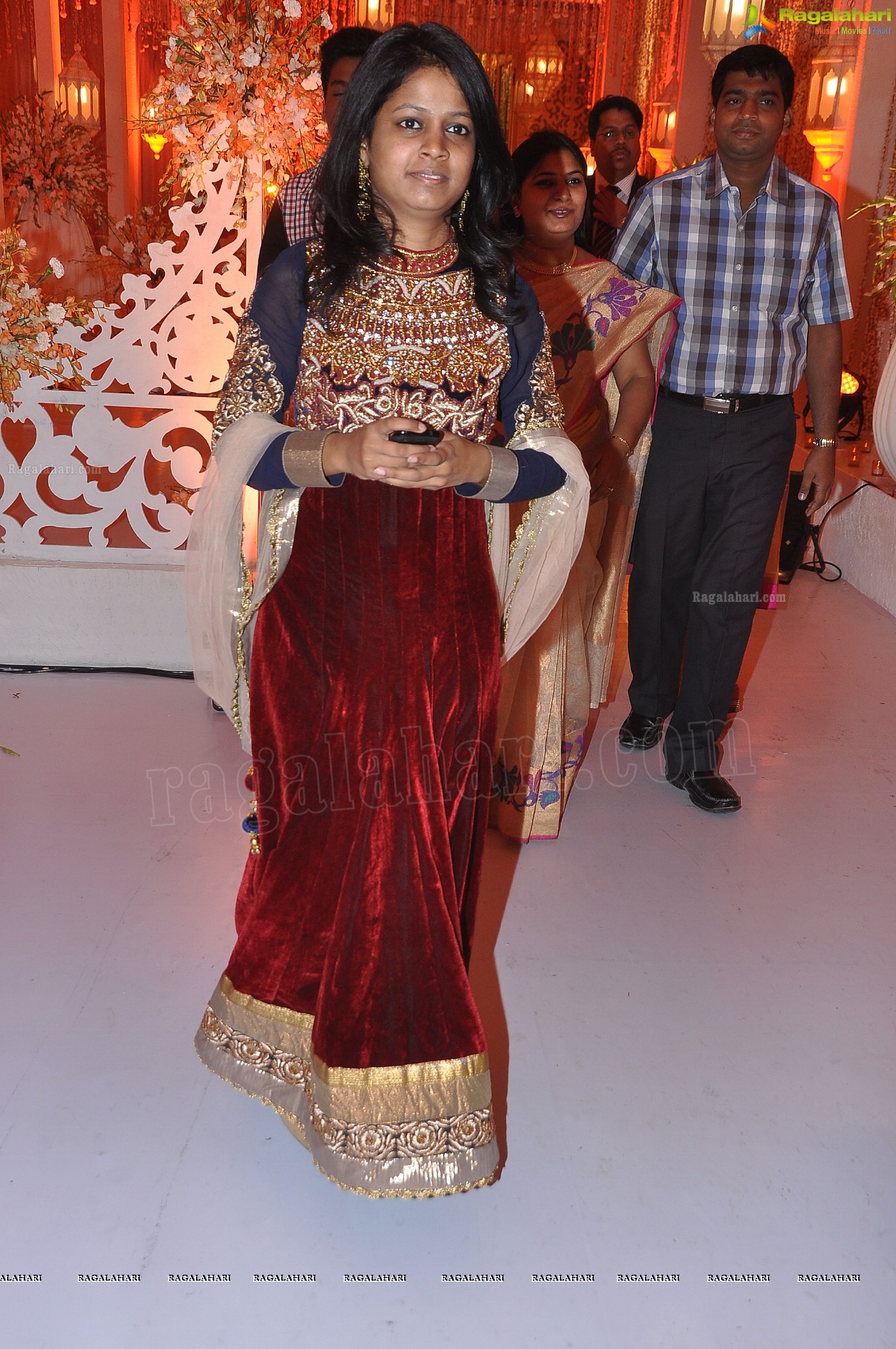 Kanika-Ankush Wedding Reception at N Convention, Hyderabad