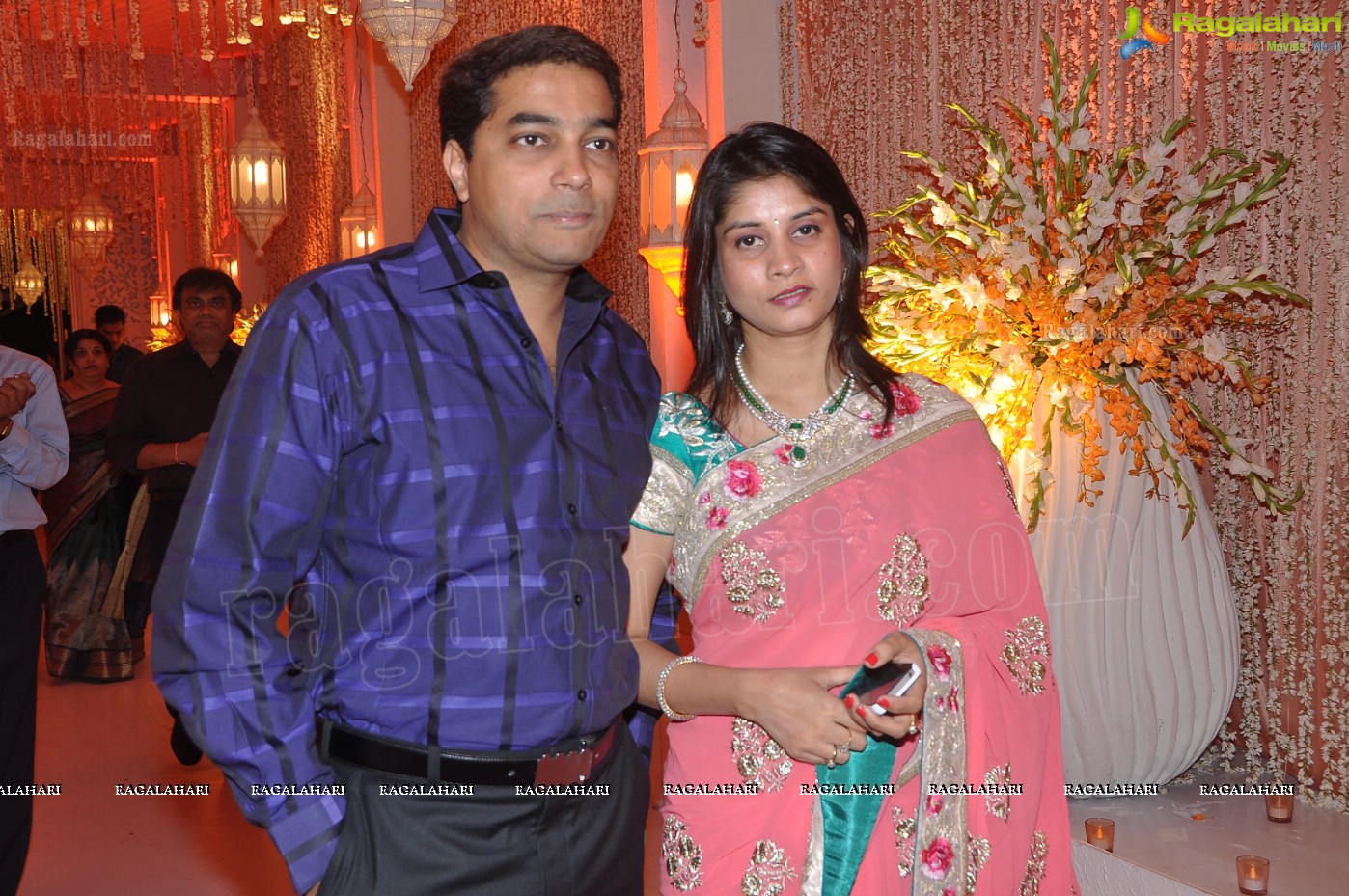 Kanika-Ankush Wedding Reception at N Convention, Hyderabad