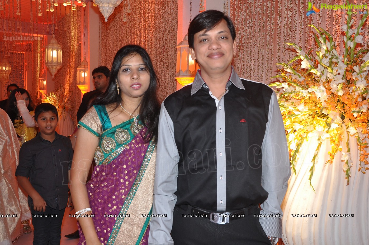 Kanika-Ankush Wedding Reception at N Convention, Hyderabad