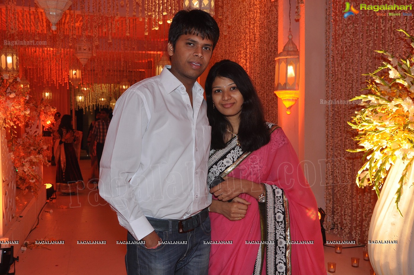 Kanika-Ankush Wedding Reception at N Convention, Hyderabad