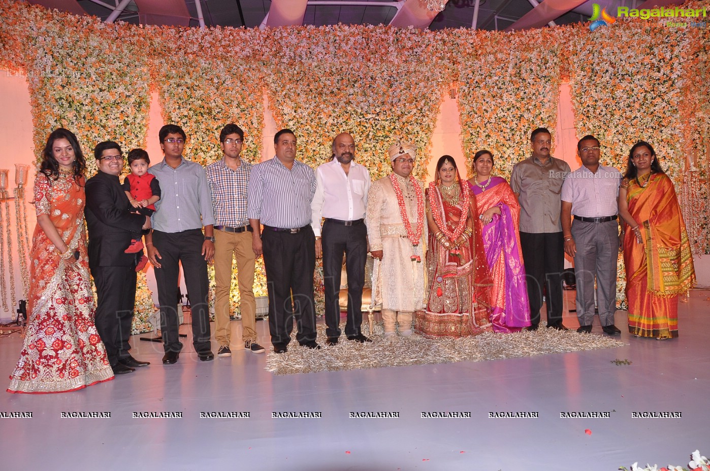 Kanika-Ankush Wedding Reception at N Convention, Hyderabad