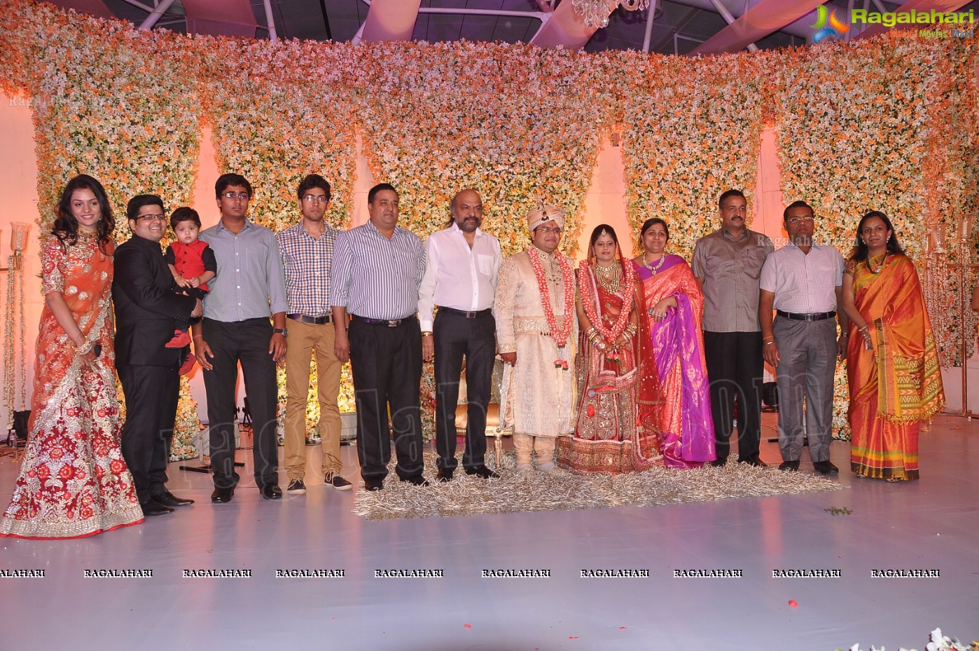 Kanika-Ankush Wedding Reception at N Convention, Hyderabad