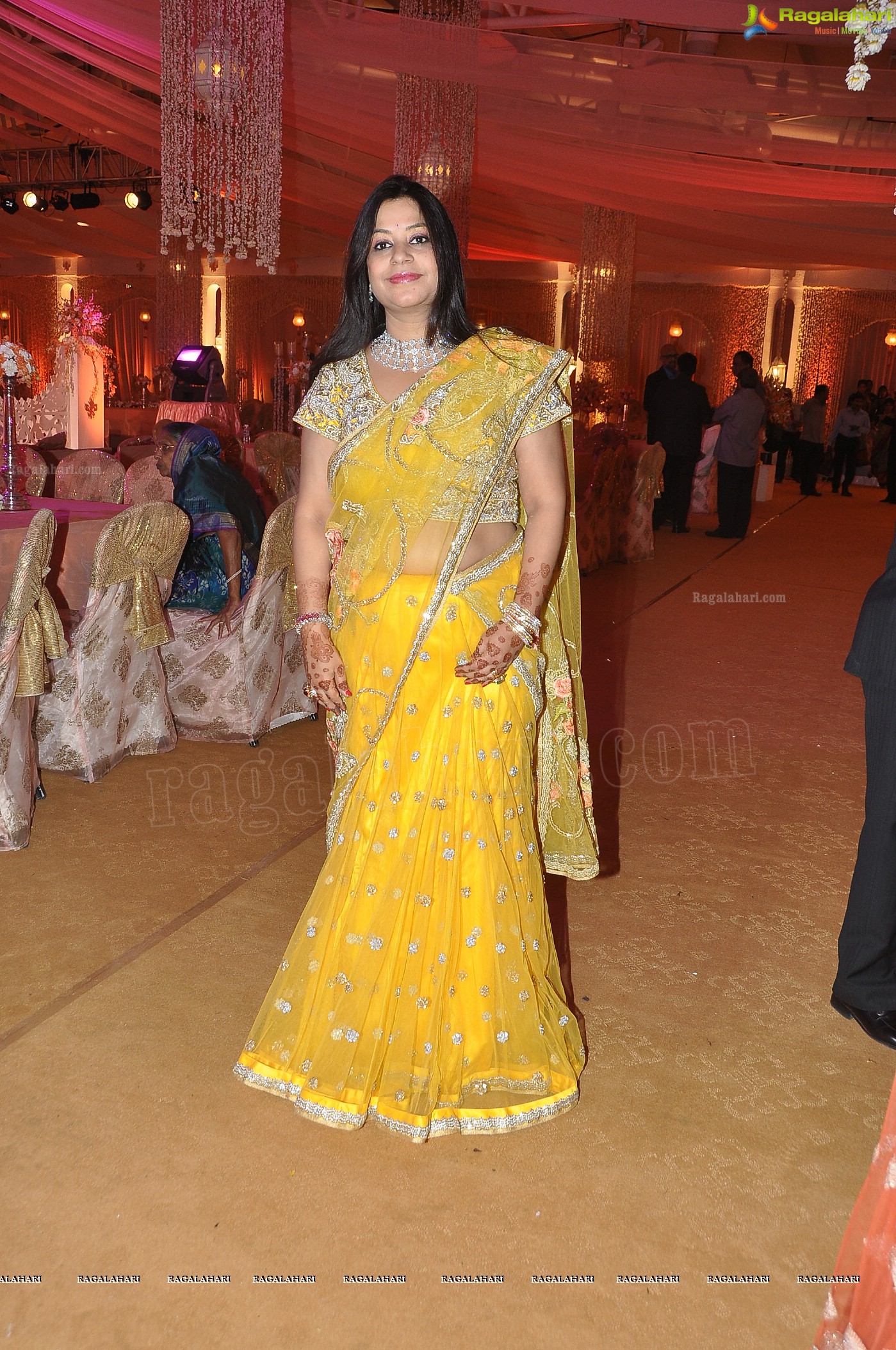 Kanika-Ankush Wedding Reception at N Convention, Hyderabad