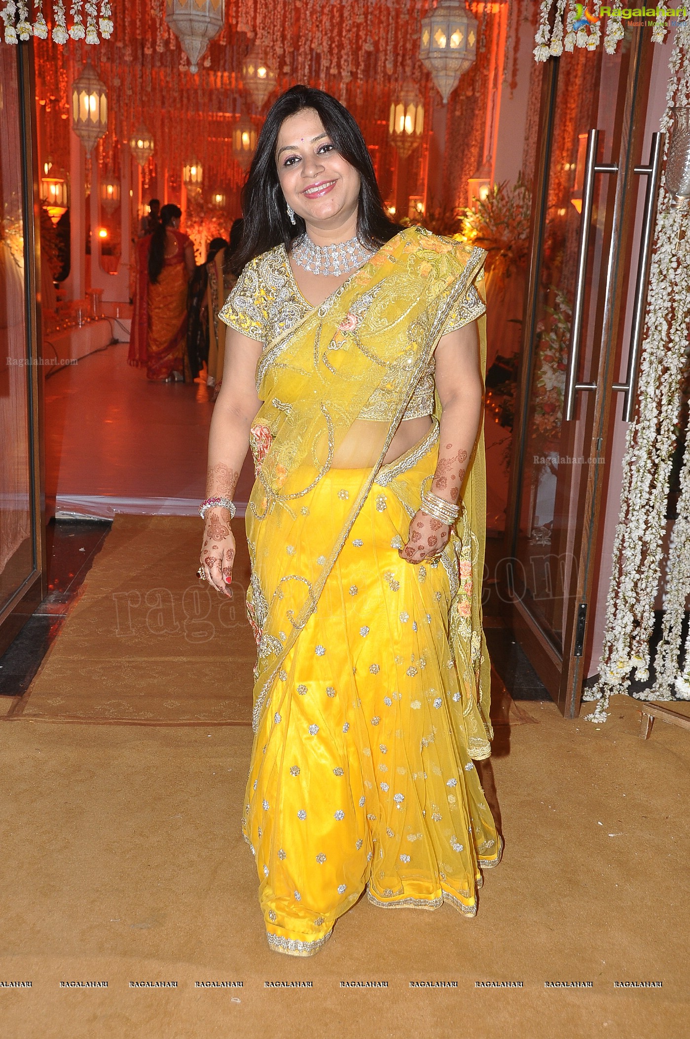 Kanika-Ankush Wedding Reception at N Convention, Hyderabad