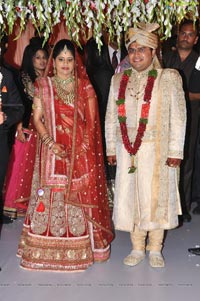 Kanika Ankush Wedding Reception