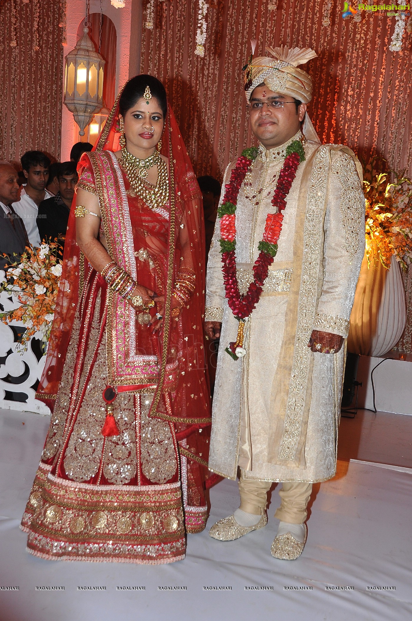 Kanika-Ankush Wedding Reception at N Convention, Hyderabad