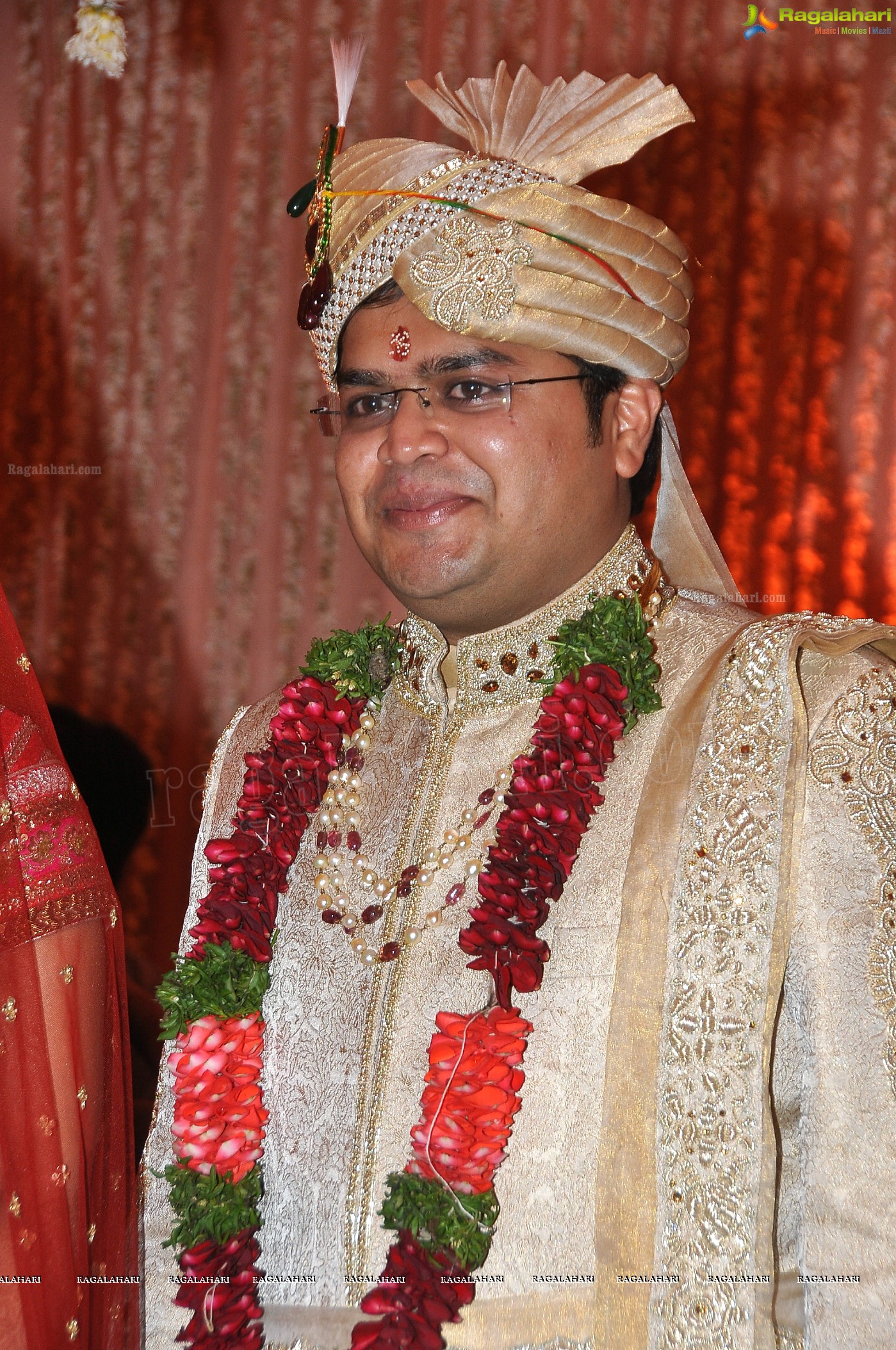 Kanika-Ankush Wedding Reception at N Convention, Hyderabad