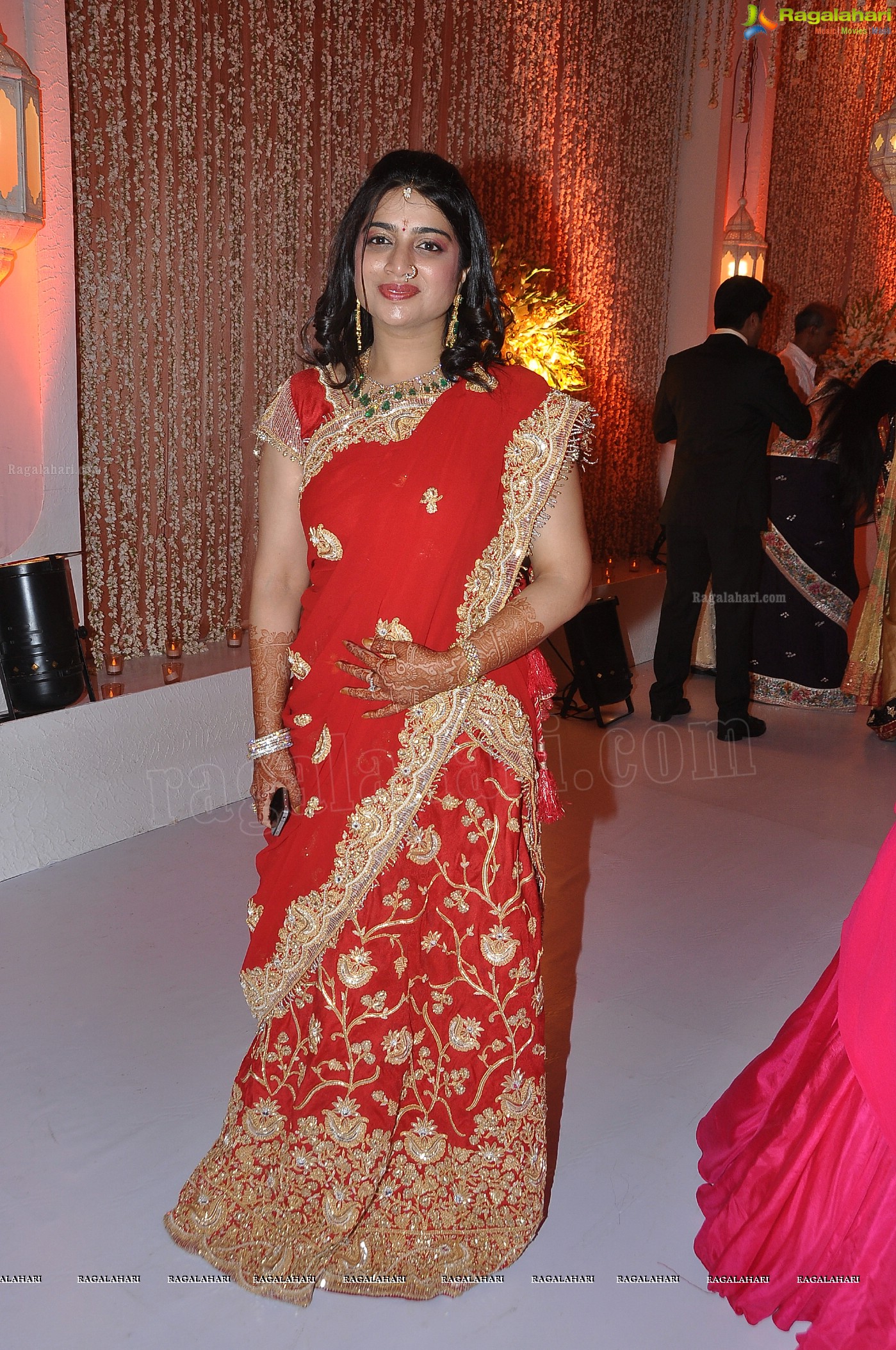 Kanika-Ankush Wedding Reception at N Convention, Hyderabad