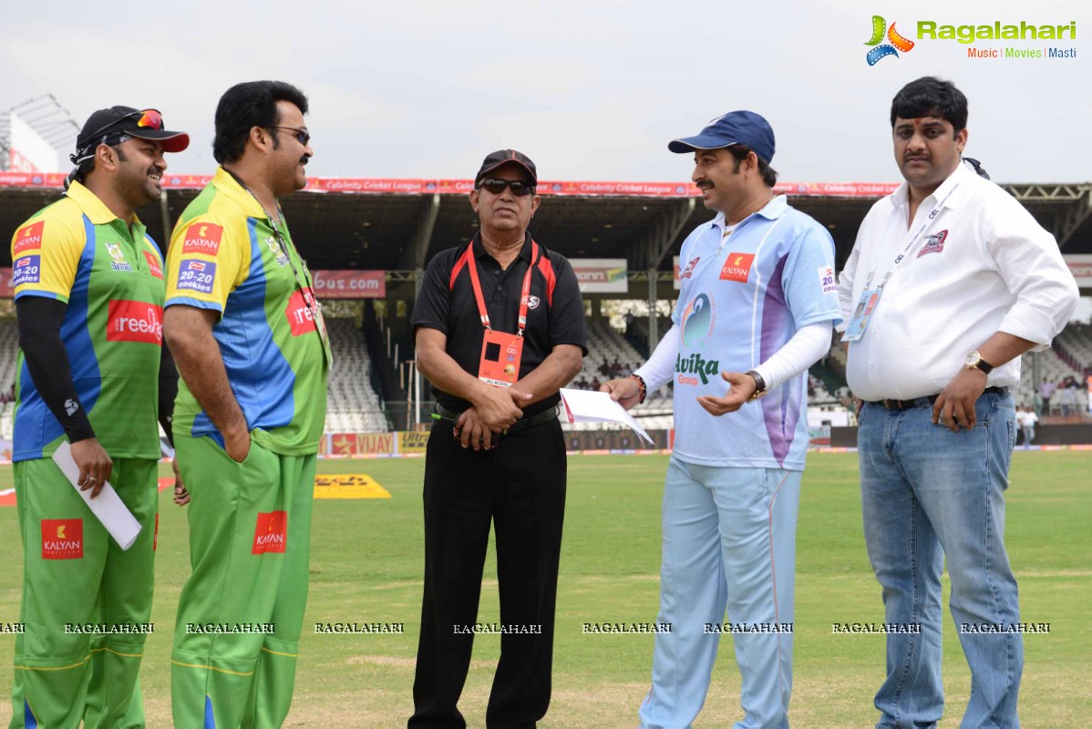 CCL 3: Kerala Strikers Vs Bhojpuri Dabanggs Match (Set 1)