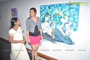 L Saraswathi Paintings at Muse Art Gallery