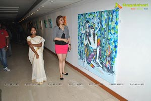 L Saraswathi Paintings at Muse Art Gallery