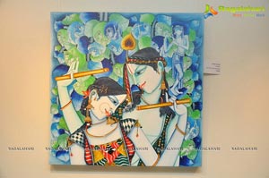 L Saraswathi Paintings at Muse Art Gallery