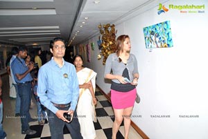 L Saraswathi Paintings at Muse Art Gallery