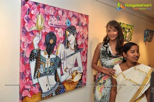 L Saraswathi Paintings at Muse Art Gallery