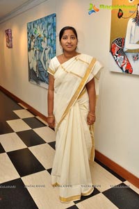 L Saraswathi Paintings at Muse Art Gallery