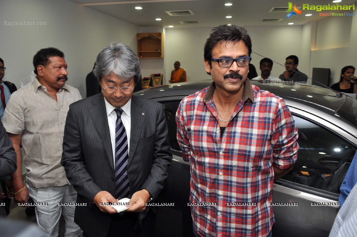 Venkatesh launches Lakshmi Nissan, Hyderabad