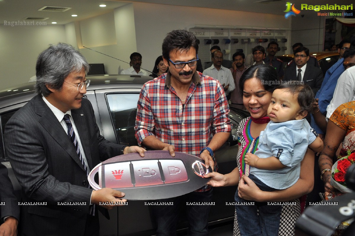 Venkatesh launches Lakshmi Nissan, Hyderabad