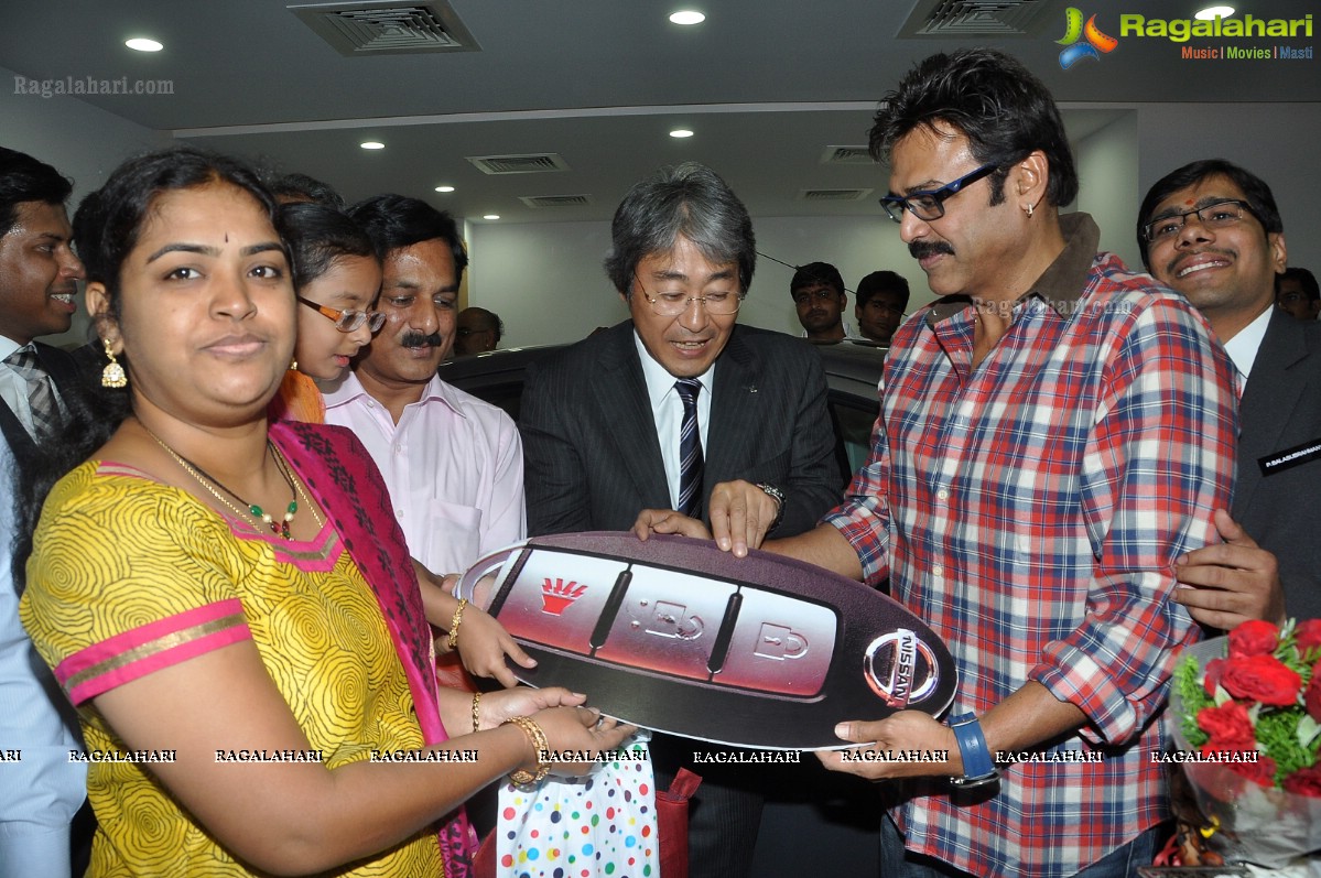 Venkatesh launches Lakshmi Nissan, Hyderabad