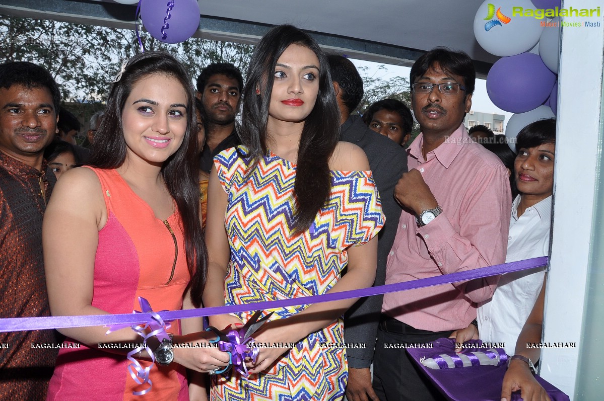 Nikitha Narayan and Aksha launches Naturals Family Salon & Spa at Lingampally, Hyderabad
