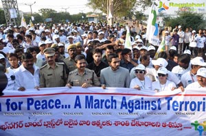 Hyderabad Bomb Blast Peace Rally