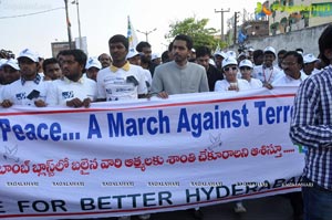 Hyderabad Bomb Blast Peace Rally