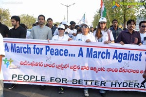 Hyderabad Bomb Blast Peace Rally