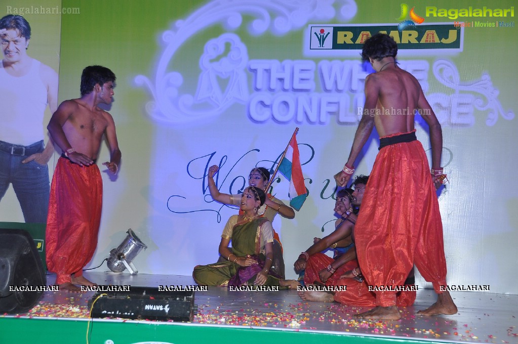 Arjun Sarja launches Ramraj Cottons, Hyderabad
