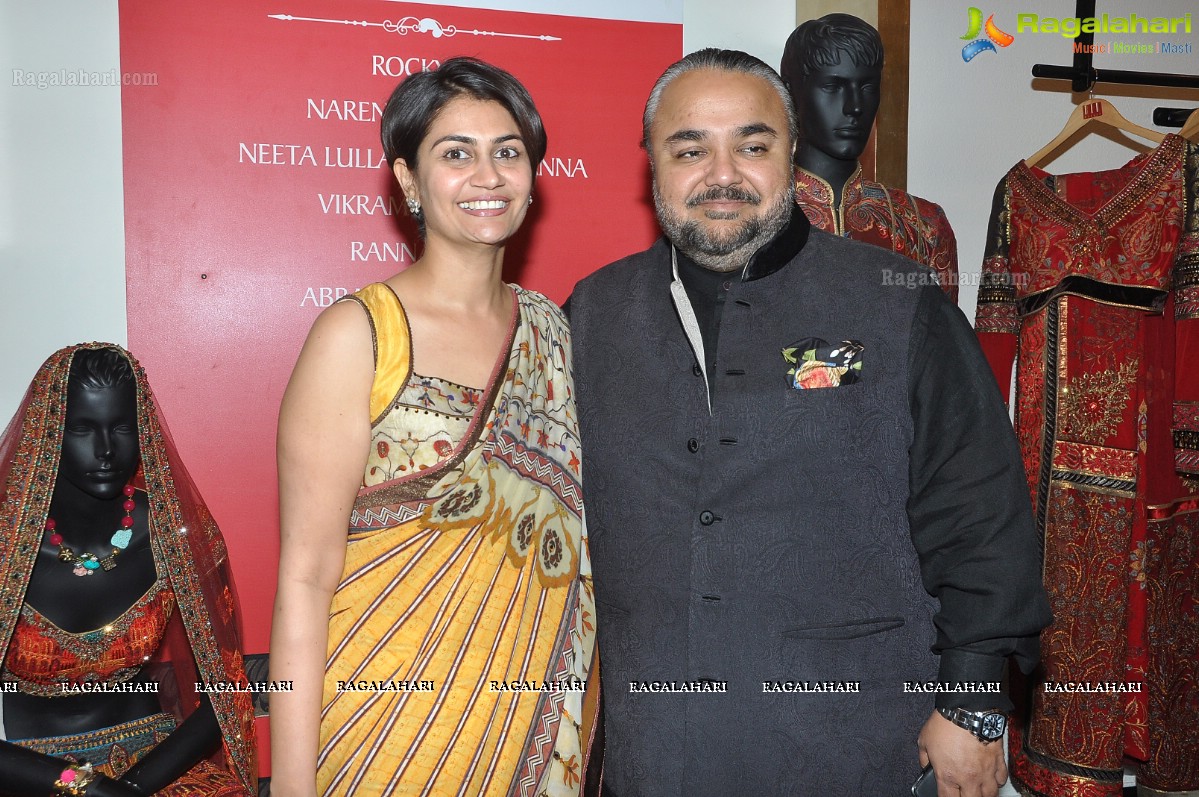 JJ Valaya unveils Azrak at Red Carpet, Hyderabad