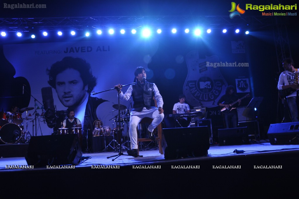 Seagram's Royal Stag Mega Music MTV Unplugged by Javed Ali, Hyderabad