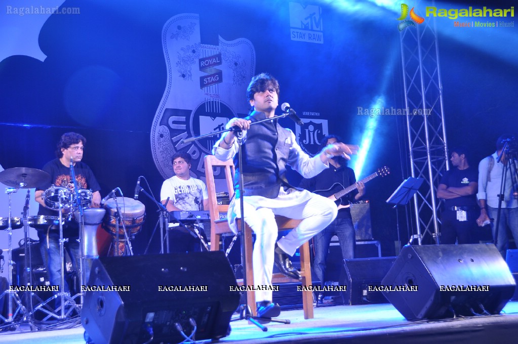 Seagram's Royal Stag Mega Music MTV Unplugged by Javed Ali, Hyderabad