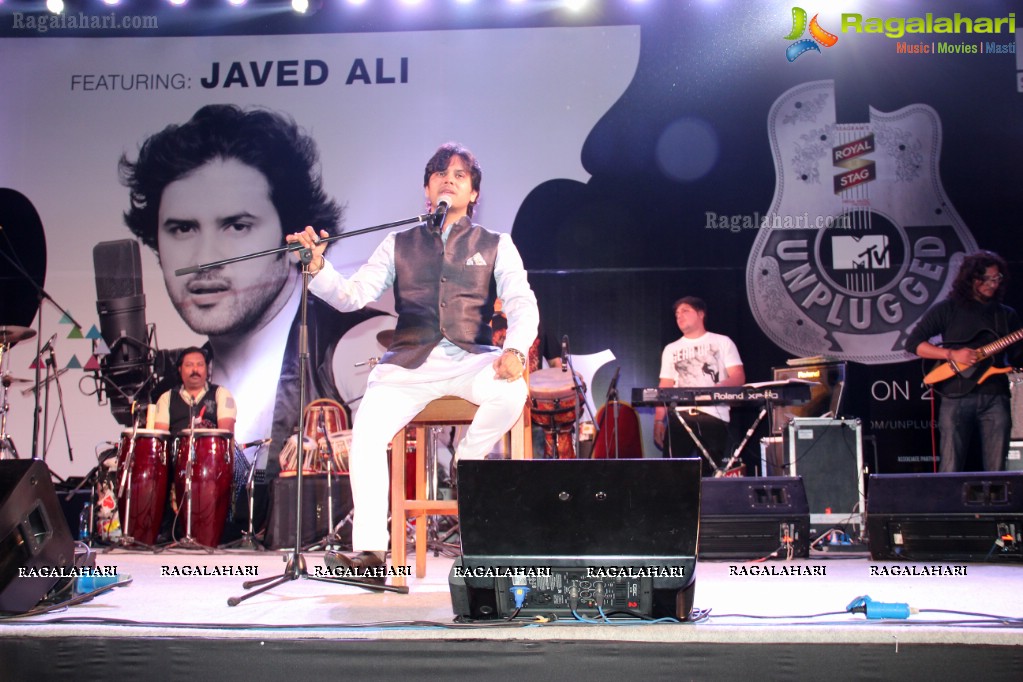 Seagram's Royal Stag Mega Music MTV Unplugged by Javed Ali, Hyderabad