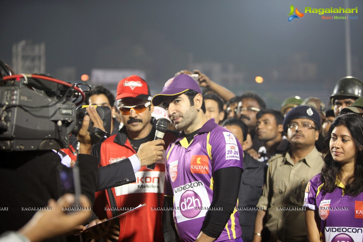 CCL 3: Telugu Warriors Vs Bengal Tigers Match (Set 3)